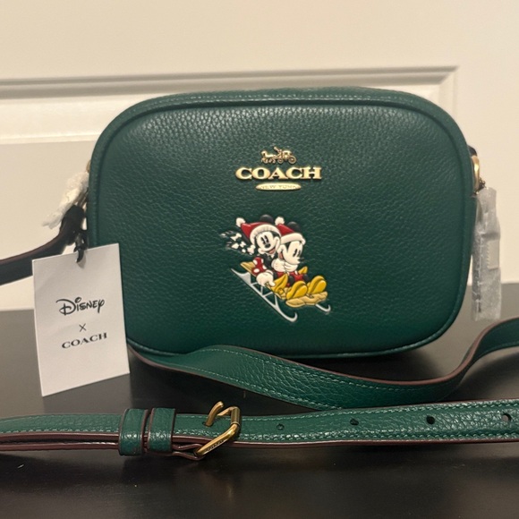Coach Dark Green Crossbody Bag with Cartoon Design - Picture 2 of 6